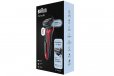 Braun 61-R1000S Series 6 Wet & Dry Electric Shaver - Red