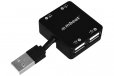 mBeat 4 Port USB 2.0 Hub Plug and Play High Speed Interface