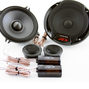 Alpine SPR-50C Type-R 5.25" Component Speakers