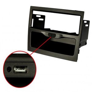 Holden VY-VZ Double DIN Facia Kit w/ Pocket & USB Aerpro FP9019B