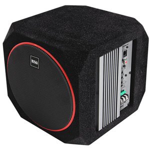 Boss Audio CUBE10 10" 4 Ohm 800W SVC Amplified Subwoofer w/ Enclosure