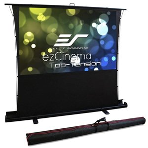 Elite Screens FT100XWH 100" 16:9 Portable Tension Floor Pull Up Screen