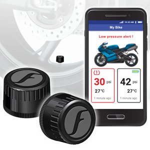 Fobo Bike 2 Tyre Bluetooth 5.0 Wireless TPMS DIY 116 PSI Black