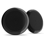 Fusion EL Series 6.5 80W Classic Black Marine Speakers (Pair)