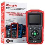 iCarsoft i820 OBDII Car Engine Diagnostic Scan Tool OBD2 Reader RED