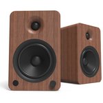 Kanto YU6 200W Powered Speakers w/ Bluetooth & Preamp - Pair, Walnut