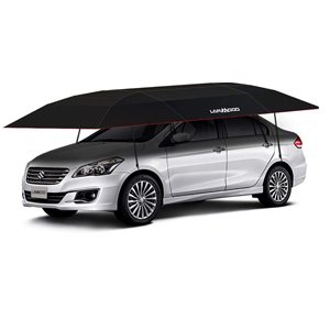 Lanmodo Automatic Car Umbrella Cover Sun Shade Tent 4.8x2.3M Black