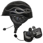 Sena SPH10HD-FM-01 Dual Pack Half Helmet Motorcycle Intercom