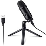 Victure MP30 USB Microphone Metal Condenser Recording Mic Kit PC