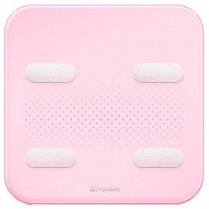 Yunmai S Color 2 Bluetooth Scale Weight Body Fat Composition BMI Pink