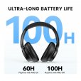 1Mii Y8-Plus Wireless Bluetooth ANC Over-Ear Headphones 1Mii Y8-Plus Wireless Bluetooth ANC Over-Ear Headphones