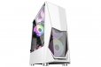1st Player DK-3 ATX/Micro ATX Tempered Glass PC Computer Case - White