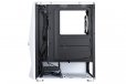 1st Player DK-3 ATX/Micro ATX Tempered Glass PC Computer Case - White