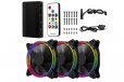 1st Player FireBase G3 3x 120mm RGB Case Cooling Fan Combo w/ Remote