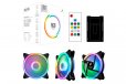 1st Player FireMoon M1 3x 120mm RGB Case Cooling Fan Combo w/ Remote