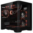 1st Player UV5 M-ATX ITX PC Gaming Case - Black