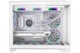 1st Player UV6 M-ATX ITX PC Gaming Case - White