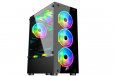 1st Player Fire Dancing V2-A Tempered Glass ATX Computer Gaming Case