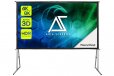 Akia Screens 145" Indoor Outdoor Portable Projector Screen with Stand