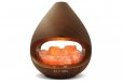 Alcyon Kiyoshi Aromatherapy Diffuser Himalayan Salt Lamp Dark Maple