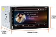 Android DVD 7" Touch Display GPS Bluetooth 3G WiFi Apps Receiver
