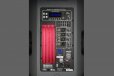 Audiobahn TQDJ157BT-RED 3000W Bluetooth Amplified Pro DJ Speaker