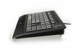 AZIO KB506 Five Color Illuminating Ergonomic Wired USB Keyboard