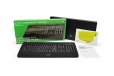 AZIO KB506 Five Color Illuminating Ergonomic Wired USB Keyboard