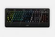 AZIO KB506 Five Color Illuminating Ergonomic Wired USB Keyboard