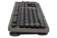 AZIO Retro Classic BT Bluetooth Backlit GUNMETAL Mechanical Keyboard