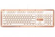 AZIO Retro Posh Classic Vintage USB Backlit Mechanical Keyboard