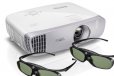 BenQ W1110 + 2x 3D Glasses DLP Full HD Home Cinema Projector