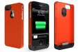 Boostcase Hybrid Case Extended Battery iPhone 4 4S Red Black