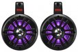 Boss Audio B40RGB 4" 500W Marine Boat Amplified Bluetooth RGB Speakers