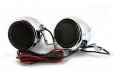 Boss Audio MC400 3" Chrome Motorcycle Speakers + Amplifier