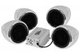 Boss Audio MC470B 3" Bluetooth Motorcycle Speakers w/ Amp Chrome