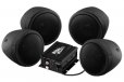 Boss Audio MCBK470B 3" Bluetooth Motorcycle Speakers + Amp Black