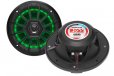 Boss Audio MRGB55B 5.25" Marine Boat Speakers 75W Black RGB Lighting