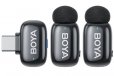 BOYA Mini 2 Dual Wireless Microphone - USB-C w/ 2x Transmitter (Black)