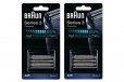 Braun 32B Replacement Cassette Foil & Cutter Black (2 Packs)