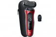 Braun 61-R1000S Series 6 Wet & Dry Electric Shaver - Red