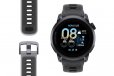 Coros PACE 4 Premium Sport Watch with Silicone Band (Crystal Black)