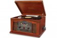 Crosley Lancaster Turntable w/ Bluetooth AM/FM Radio Paprika