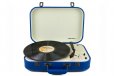 Crosley Coupe Bluetooth Turntable Pitch Control Blue CR6026A-BL