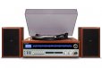 Crosley 1975T Turntable Speakers Entertainment System Walnut