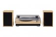 Crosley Brio Record Player Shelf System With Speakers - Natural