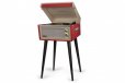 Crosley Dansette Bermuda Vinyl Record Turntable Bluetooth Speaker Red