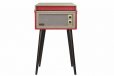 Crosley Dansette Bermuda Vinyl Record Turntable Bluetooth Speaker Red