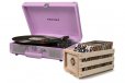 Crosley Cruiser Deluxe Portable Turntable Lavender + Free Record Crate