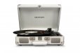 Crosley Cruiser Deluxe Portable Turntable White Sand + Free Crate